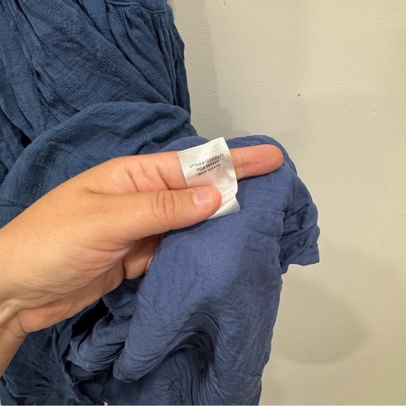 Lulu’s Pretty As a Picture Navy Blue Ruffle Halter Dress - Picture 7 of 12